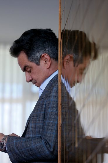 O senador Ciro Nogueira, em seu gabinete: contrato veio dois meses depois de proposta de emenda favorável à Refit - Pedro Ladeira/Folhapress