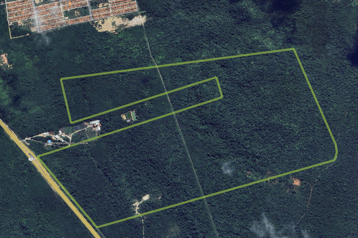 Imagens do terreno onde Ricardo Magro supostamente pretende instalar uma distribuidora de combustíveis