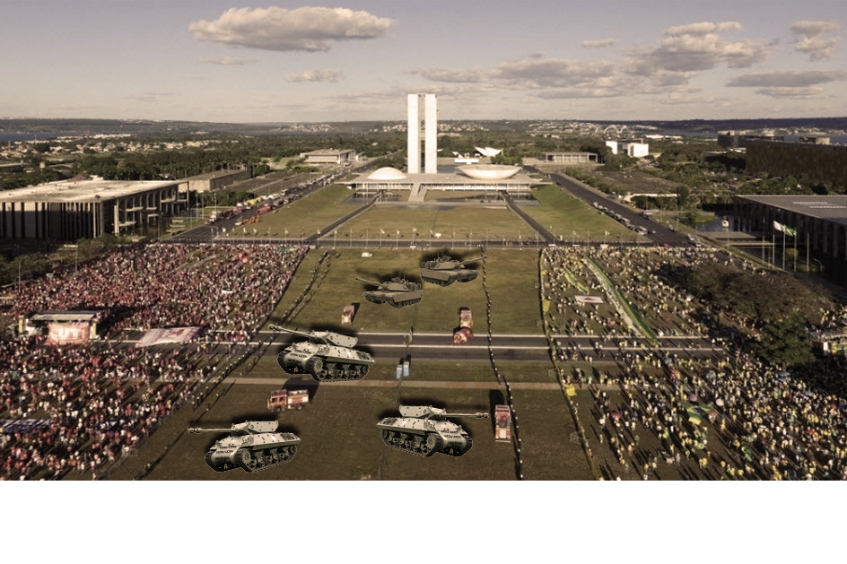Imagem Comandante do Exército descarta intervenção militar, mas não ‘impeachment com tanques’