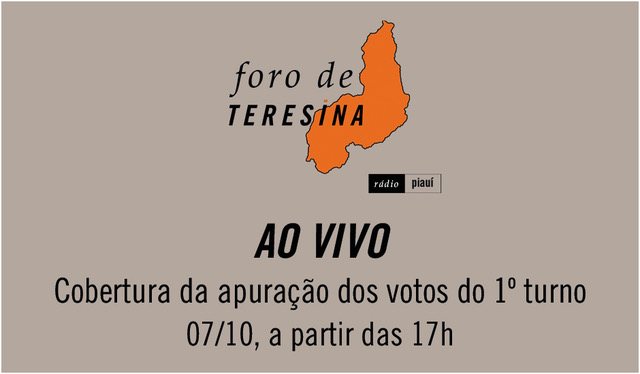 Imagem Foro de Teresina terá edição ao vivo na apuração dos votos do primeiro turno
