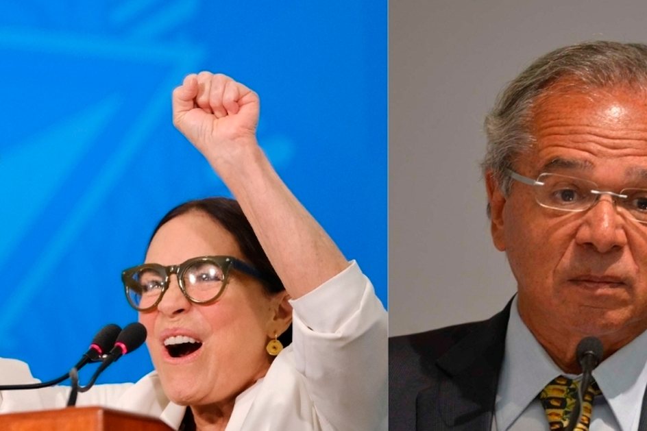Imagem Após Regina na Cinemateca, Bolsonaro estuda dar a Paulo Guedes agência da Caixa