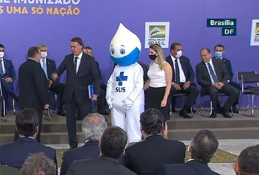 Imagem Bolsonaro exonera Zé Gotinha em retaliação a vacina infantil