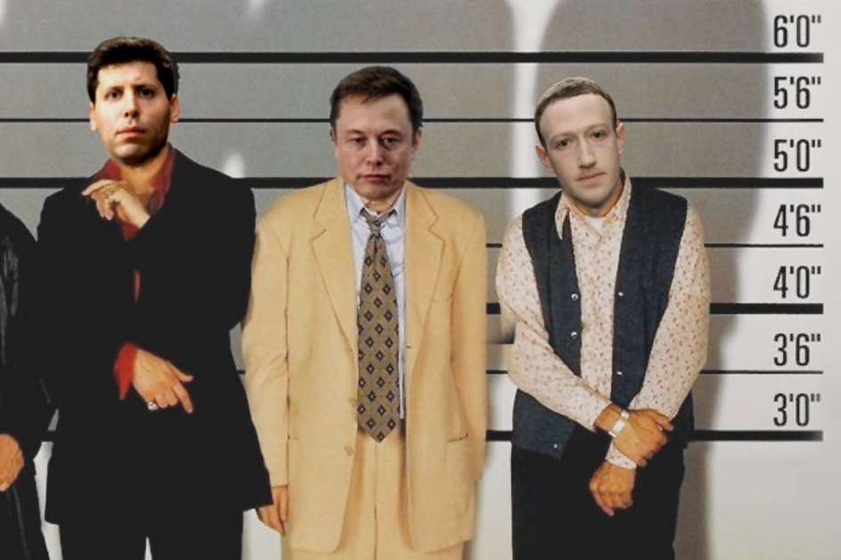 Imagem Trump deporta Musk, Zuckerberg e Altman após prejuízo causado por IA chinesa DeepSeek