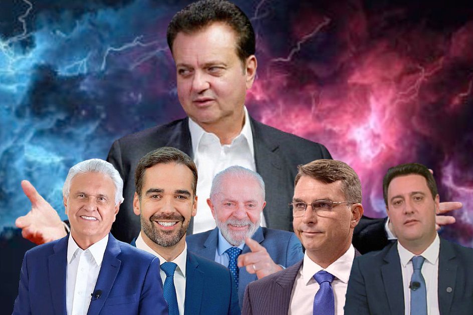 Imagem Efeito Caiado: Flavio Bolsonaro e Lula também se filiam ao PSD para que Kassab escolha o próximo presidente da República