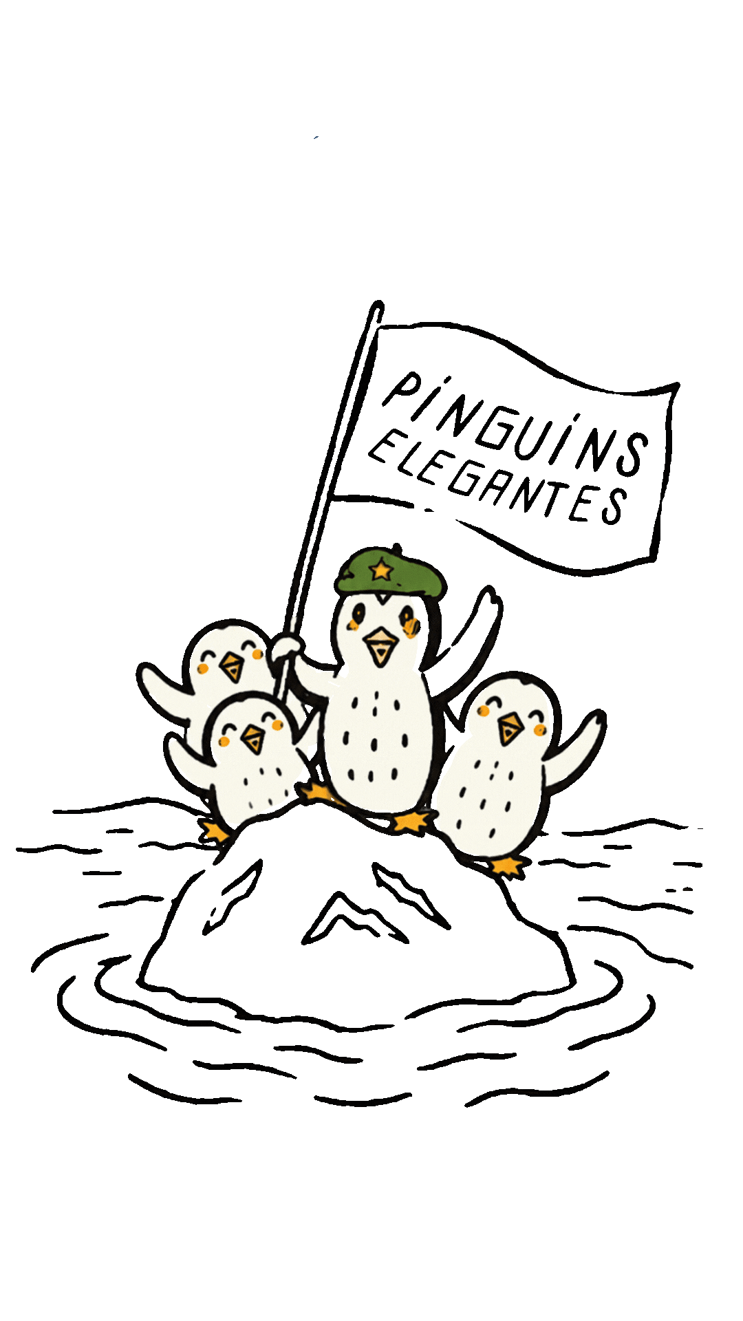 Imagem Pinguins elegantes