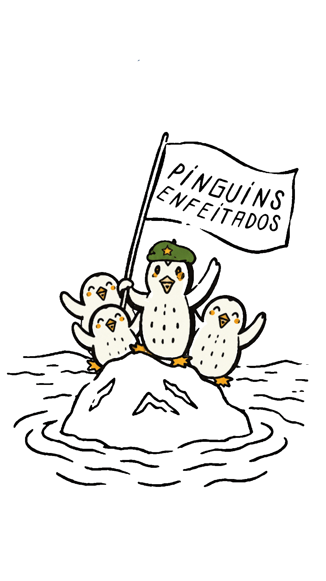 Imagem Pinguins enfeitados