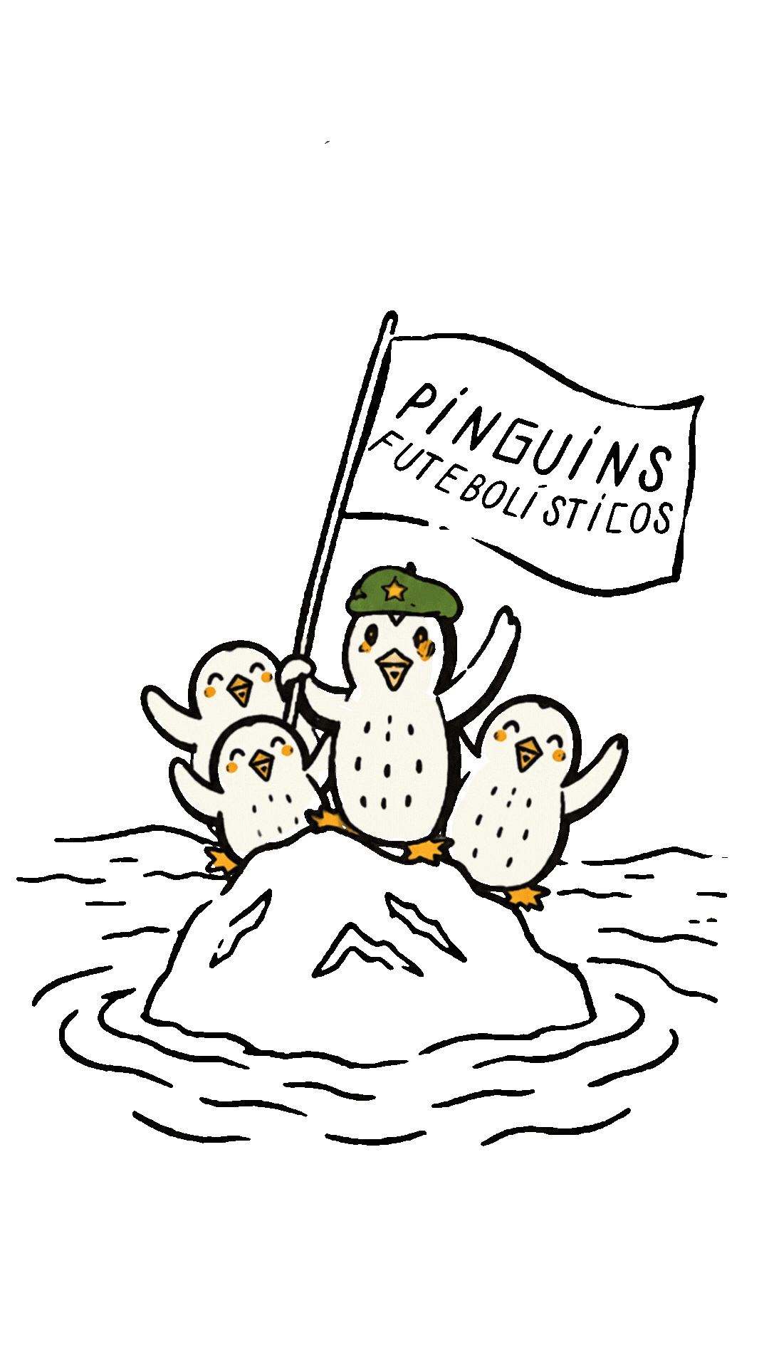 Imagem Pinguins futebolísticos
