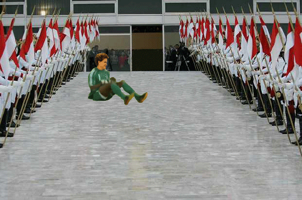 Imagem Após diplomação, Dilma ensaia dança para a posse