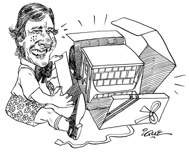 Fernando Collor, na charge que venceu o prêmio Esso de 1990